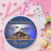 Assiettes En Carton 9" plaques à papier de nativité (Fête)