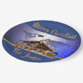 Assiettes En Carton 9" plaques à papier de nativité (Angle)