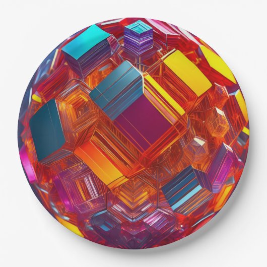 Assiettes En Carton 9" Round Paper Plate  (Devant)