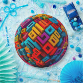 Assiettes En Carton 9" Round Paper Plate (Fête)