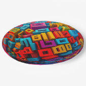 Assiettes En Carton 9" Round Paper Plate (Angle)