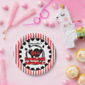 Assiettes En Carton 9e plaquettes de papier d'anniversaire de Bowling (Fête)