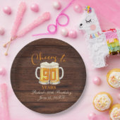 Assiettes En Carton À 90 ans (Fête)