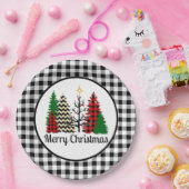 Assiettes En Carton A Country Christmas (Fête)