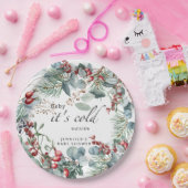 Assiettes En Carton À feuillage persistant Baby son baby shower extéri (Fête)