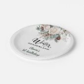 Assiettes En Carton À feuillage persistant hiver Onederland Premier an (Angle)