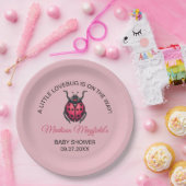 Assiettes En Carton A Little Love Bug Is On The Way Ladybug (Fête)