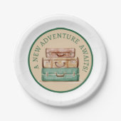 Assiettes En Carton A New Adventure Awaits Papaer Plates (Devant)
