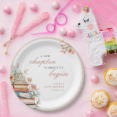 Assiettes En Carton A New Chapter Floral Baby Shower (Fête)