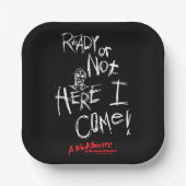 Assiettes En Carton A Nightmare on Elm Street | Here I Come (Recto)