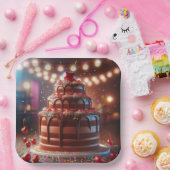 Assiettes En Carton A Symphony of Sweetness (Fête)