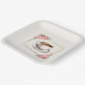 Assiettes En Carton A Whole Latte Love Paper Plate (Angulaire)