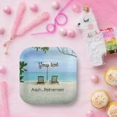 Assiettes En Carton Aaah... MODÈLE de retraite (Fête)