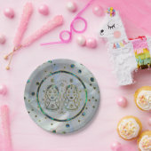 Assiettes En Carton Abalon or Gemini Zodiac sur Constellation (Fête)