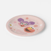 Assiettes En Carton Abby Cadabby & Elmo | Fleurs pour toujours (Angle)