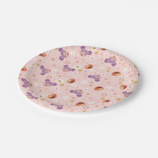 Assiettes En Carton Abby Cadabby & Elmo | Motif Woodland (Angle)