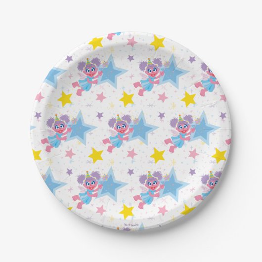 Assiettes En Carton Abby Cadabby Motif du Parti étoilé (Devant)