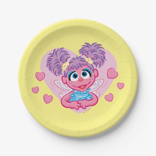 Assiettes En Carton Abby Cadabby Valentine Hearts Graphisme (Devant)