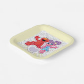 Assiettes En Carton Abby & Elmo Graphic (Angulaire)