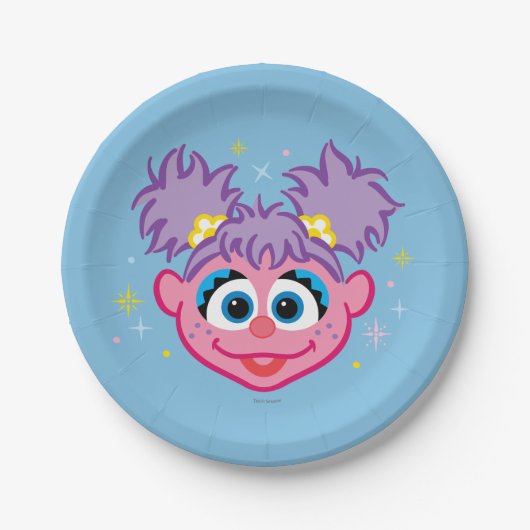 Assiettes En Carton Abby Smiling Face (Devant)