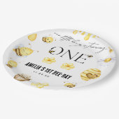 Assiettes En Carton Abeille 1er anniversaire (Angle)