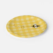 Assiettes En Carton Abeille de miel d'été BBQ Plaques papier (Angle)
