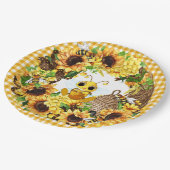 Assiettes En Carton Abeille du pays (Angle)