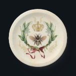 Assiettes En Carton Abeille Vintage botanique moderne<br><div class="desc">Abeille Vintage botanique moderne                                        



insecte de miel d'abeille,  feuillage vintage rétro élégant,  bouquet de fleurs jardin botanique,  feuille de printemps estivale,  illustration aquarelle dessin luxe,  couronne art queen nectar,  jolie beauté buzz,  animal de fleurs d'ailes jaunes,  or sauvage abeille nature,  insecte abeille miel insecte, </div>