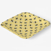 Assiettes En Carton Abeilles  (Angulaire)