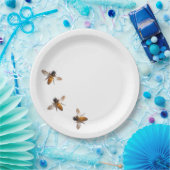 Assiettes En Carton Abeilles de miel (Fête)