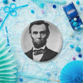 Assiettes En Carton Abraham Lincoln Portrait (Fête)