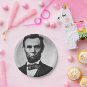 Assiettes En Carton Abraham Lincoln Portrait (Fête)