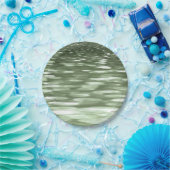 Assiettes En Carton Abstract #3: Olive green blur (Fête)