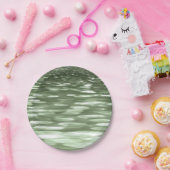 Assiettes En Carton Abstract #3: Olive green blur (Fête)