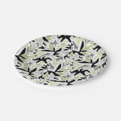 Assiettes En Carton Abstract, Black and Green, Youth, Modern, Creative (Angle)