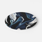 Assiettes En Carton Abstract elegant fluide marble liquide (Angle)