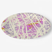 Assiettes En Carton Abstrait (Angle)