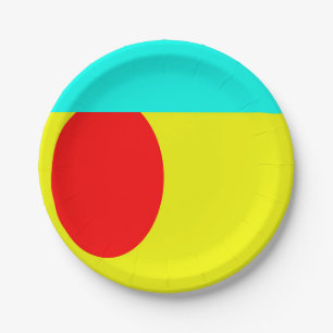 Assiettes En Carton Abstrait