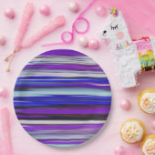 Assiettes En Carton Abstrait #2 : Flou ultraviolet (Fête)