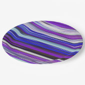 Assiettes En Carton Abstrait #2 : Flou ultraviolet (Angle)