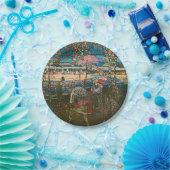 Assiettes En Carton Abstrait Kandinsky équitation Couple coloré (Fête)