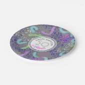 Assiettes En Carton Abstrait Noodle personnalisé 50e Anniversaire P Pl (Angle)