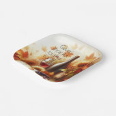 Assiettes En Carton Abundant Grace & Autumn Glory (Angulaire)