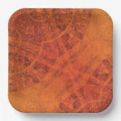 Assiettes En Carton Acceptation | Médaillons de saumons rouges orange (Recto)