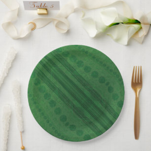 Assiettes En Carton Acceptation Motif de Boho écologique