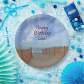 Assiettes En Carton Accès À La Plage Anniversaire (Fête)