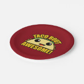 Assiettes En Carton Accès de taco impressionnant (Angle)