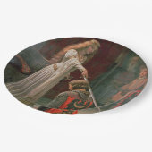 Assiettes En Carton Accolade (par Edmond Blair Leighton) (Angle)