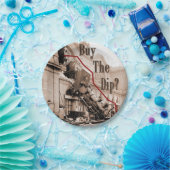 Assiettes En Carton Acheter L'Humour Du Marché Stock Dip (Fête)