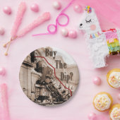 Assiettes En Carton Acheter L'Humour Du Marché Stock Dip (Fête)